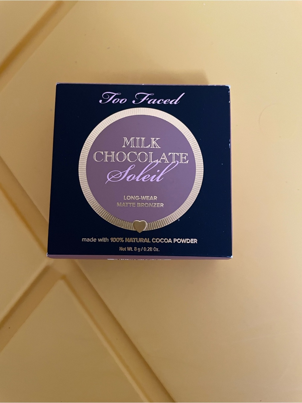 Too Faced Milk Chocolate Soleil Long-Wear Matte Bronzer. Brand New!